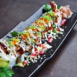 Oshi Panko Shrimp And Avocado Roll
